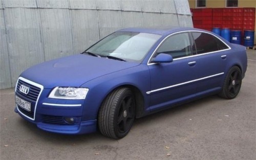 Ауди покрашенное жидкой резиной