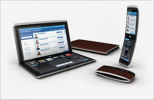 Ноутбук и телефон