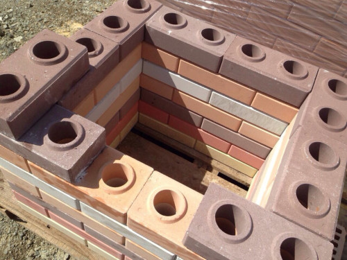 Кладка из лего кирпича